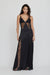 INHALE PANEL SLIP DRESS | INK - THIRD FORM