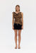 INSTINCT ASYMETRIC CAMISOLE | LEOPARD - THIRD FORM