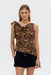 INSTINCT ASYMETRIC CAMISOLE | LEOPARD - THIRD FORM