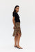 INSTINCT BUTTON UP SKIRT | LEOPARD - THIRD FORM