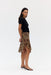 THIRD FORM INSTINCT BUTTON UP SKIRT | LEOPARD