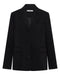 INTERCHANGE RELAXED BLAZER | BLACK - THIRD FORM