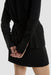 THIRD FORM INTERCHANGE TAILORED MINI SKIRT | BLACK