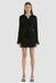 THIRD FORM INTERCHANGE TAILORED MINI SKIRT | BLACK