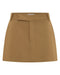 THIRD FORM INTERCHANGE TAILORED MINI SKIRT | NUT