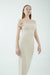 THIRD FORM INTERTWINED OFF SHOULDER DRESS | BONE