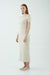 THIRD FORM INTERTWINED OFF SHOULDER DRESS | BONE