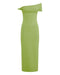 THIRD FORM INTERTWINED OFF SHOULDER DRESS | WASABI