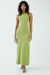 THIRD FORM INTERTWINED TWIST BACK TANK DRESS | WASABI