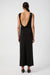 INTERWEAVE BACKLESS MAXI DRESS | BLACK - THIRD FORM