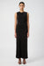 INTERWEAVE BACKLESS MAXI DRESS | BLACK - THIRD FORM