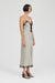 THIRD FORM KEPT CLOSE BIAS SLIP DRESS | IN CHECK