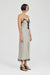THIRD FORM KEPT CLOSE BIAS SLIP DRESS | IN CHECK