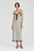 THIRD FORM KEPT CLOSE BIAS SLIP DRESS | IN CHECK
