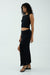 THIRD FORM LIAISON KNIT WRAP SKIRT | BLACK
