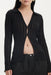 THIRD FORM LINE UP KNIT SHIRT | BLACK