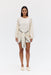 LINGER BATWING MINI DRESS | HUSK - THIRD FORM