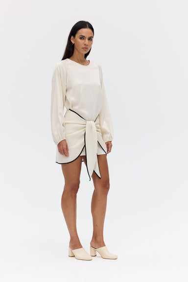 THIRD FORM LINGER BATWING MINI DRESS | HUSK
