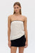 LINGER STRAPLESS TOP | HUSK - THIRD FORM