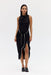 LINGER TIE MIDI DRESS | NOCTURNE - THIRD FORM