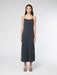 LUNA BUST PANEL MAXI DRESS | INK - THIRD FORM