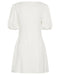 THIRD FORM MARBLE BALLON SLEEVE MINI DRESS | OFF WHITE
