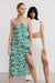 THIRD FORM MARBLE GATHERED SIDE MIDI SKIRT | OFF WHITE