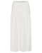 THIRD FORM MARBLE GATHERED SIDE MIDI SKIRT | OFF WHITE