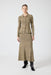 MELANGE KNIT MIDI SKIRT | PEBBLE - THIRD FORM