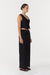 METROPOLIS TAILORED MAXI SKIRT | BLACK - THIRD FORM