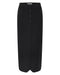 METROPOLIS TAILORED MAXI SKIRT | BLACK - THIRD FORM