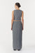 METROPOLIS TAILORED MAXI SKIRT | SMOKE - THIRD FORM