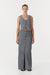 METROPOLIS TAILORED MAXI SKIRT | SMOKE - THIRD FORM