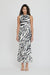 MIRAGE BIAS TANK DRESS | ZEBRA - THIRD FORM