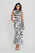MIRAGE BIAS TANK DRESS | ZEBRA - THIRD FORM