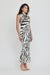 THIRD FORM MIRAGE BIAS TANK DRESS | ZEBRA