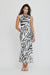 THIRD FORM MIRAGE BIAS TANK DRESS | ZEBRA