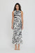 THIRD FORM MIRAGE BIAS TANK DRESS | ZEBRA