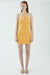 THIRD FORM MODE HALTER MINI DRESS | MARIGOLD