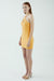 THIRD FORM MODE HALTER MINI DRESS | MARIGOLD