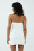 THIRD FORM MODE HALTER MINI DRESS | OFF WHITE