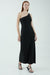 THIRD FORM MODE ONE SHOULDER BACK OUT MAXI | WASHED BLACK | FINAL SALE
