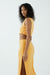THIRD FORM MODE SPLIT SIDE MIDI SKIRT | MARIGOLD