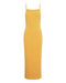 THIRD FORM MODE STRAIGHT NECK MAXI | MARIGOLD
