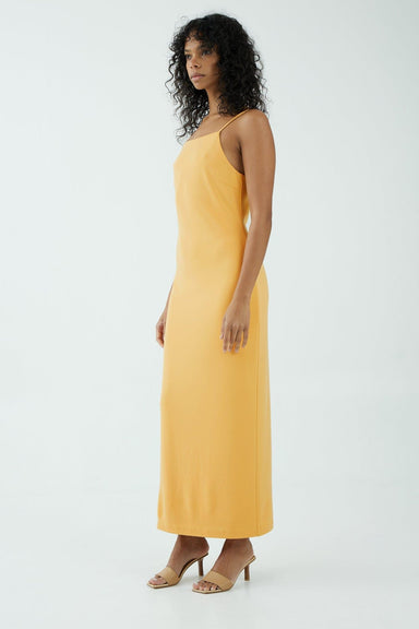 THIRD FORM MODE STRAIGHT NECK MAXI | MARIGOLD