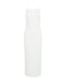 THIRD FORM MODE STRAIGHT NECK MAXI | OFF WHITE