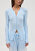 MOONLIT KNIT CARDIGAN | ICE BLUE - THIRD FORM
