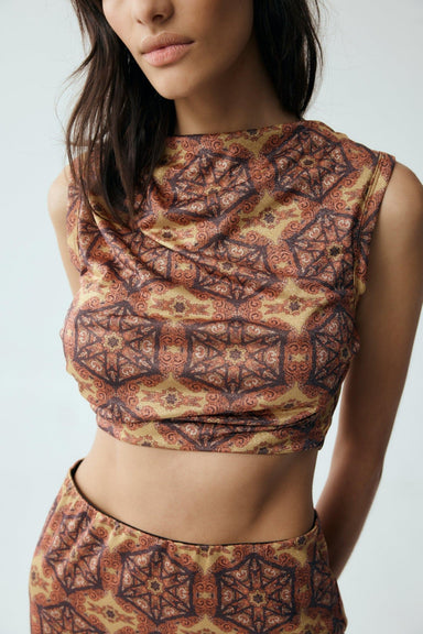 THIRD FORM MOROCCO TUCKED TANK | MOROCCO