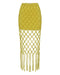 THIRD FORM NET MAXI SKIRT | MELLOW YELLOW