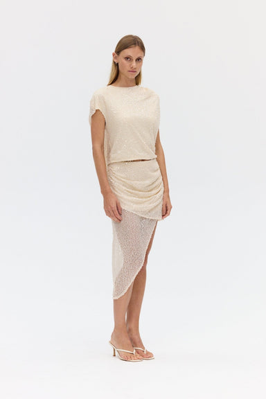 NIGHTFALL DRAPE SKIRT | SHELL - THIRD FORM